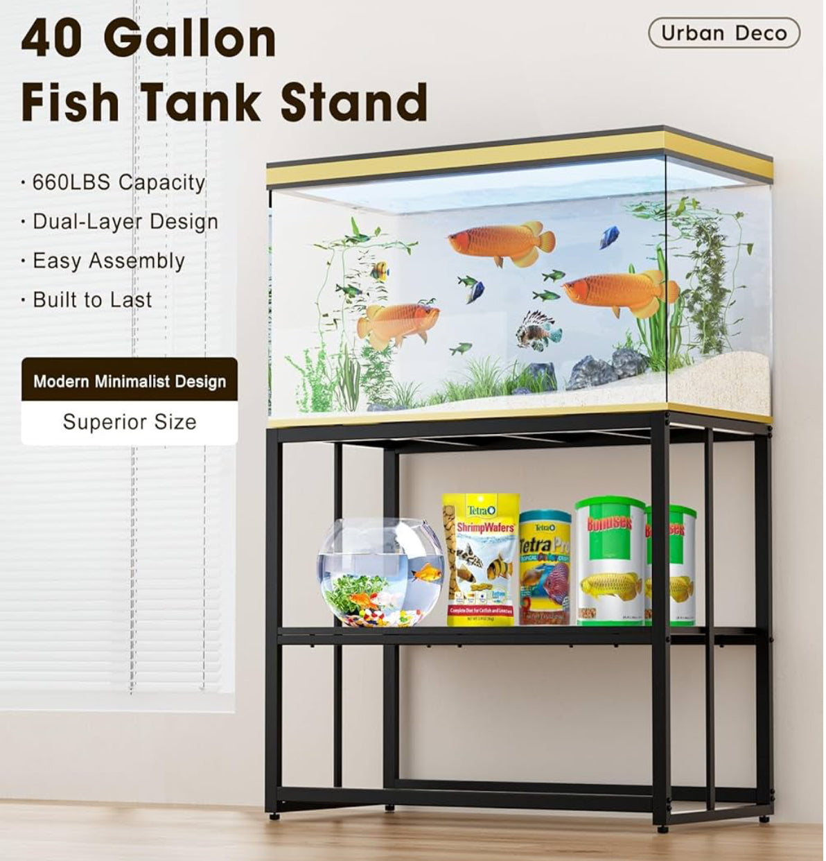 Urban Deco 40 Gallon Fish Tank