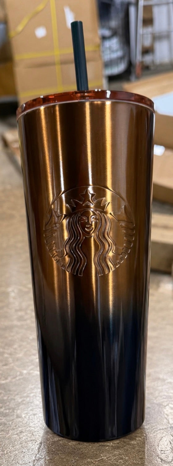Starbucks metal ombré tumbler