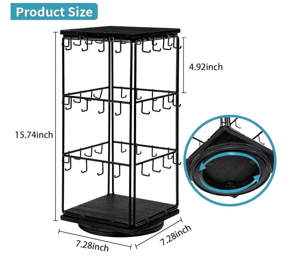 360 Rotating Earring Display Stands for Selling
