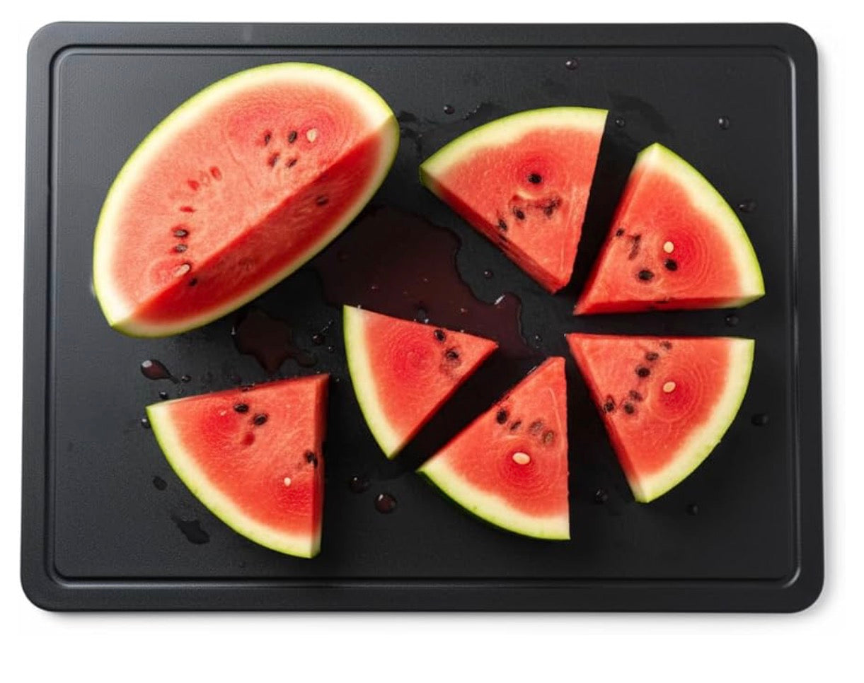 Commercial Grade Large 20 x 15 Black Cutting Board