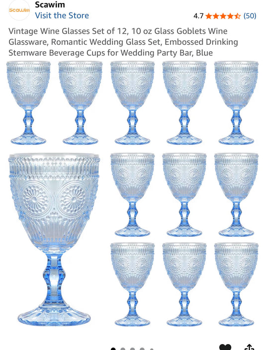 12 ct vintage glasses