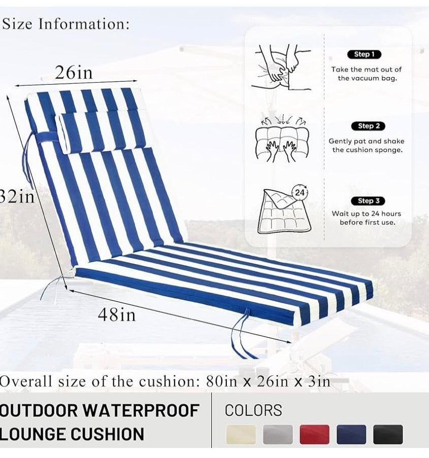 Chaise Lounge Cushions