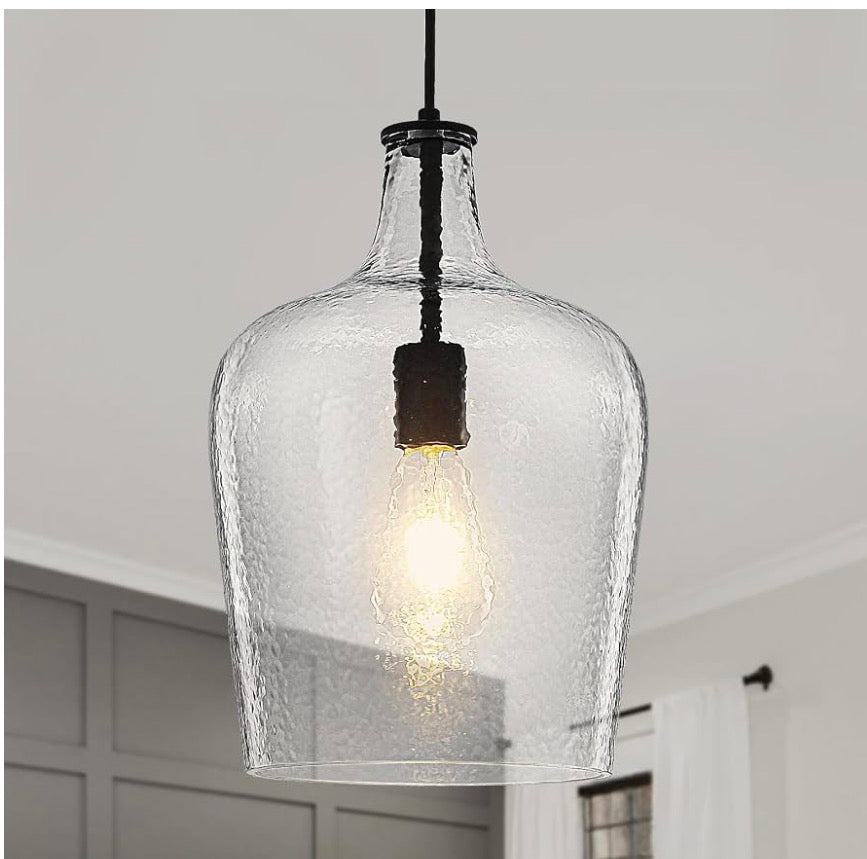 9.3" Blown Glass Pendant Lighting for Kitchen Island