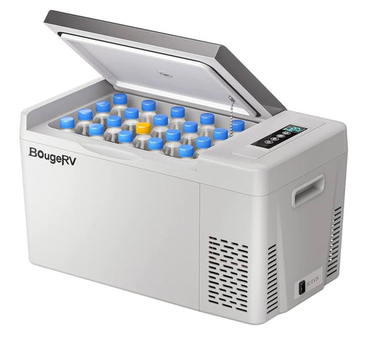 BougeRV 12 Volt Refrigerator 12V Car Fridge 23 Quart