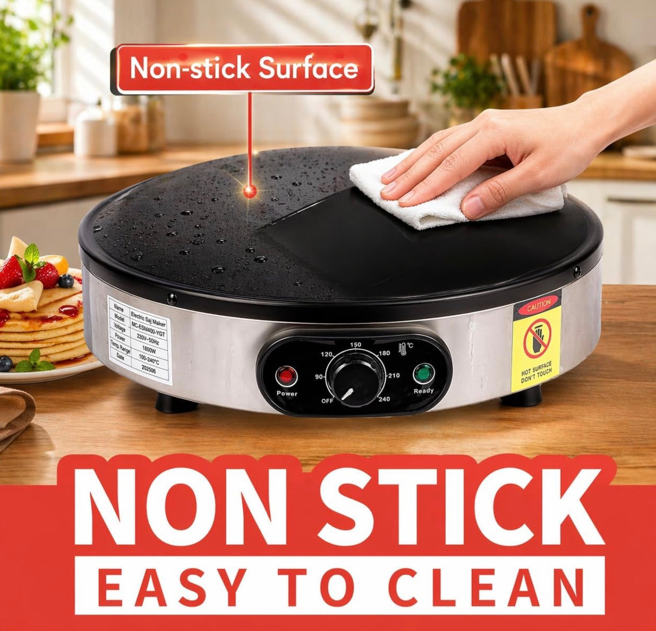 16-Inch Electric Roti and Tortilla Maker
