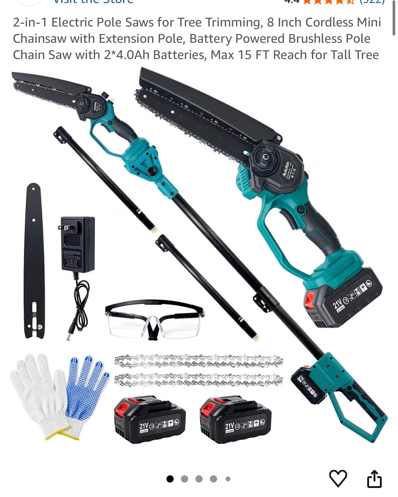 2-1 pole saw