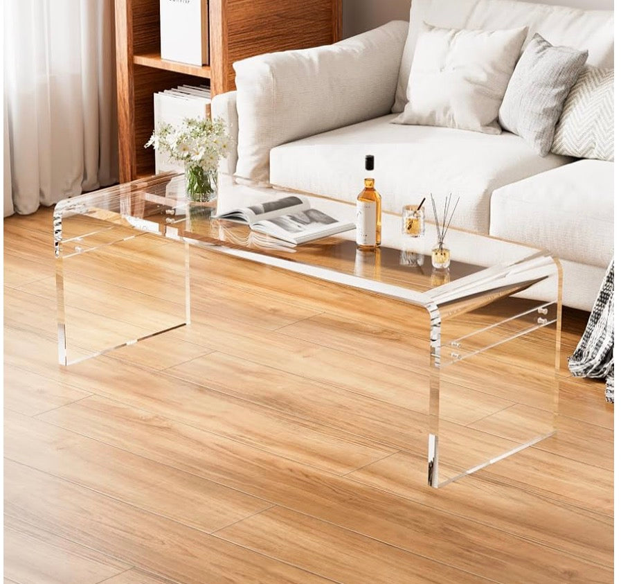 44" Acrylic Coffee Table