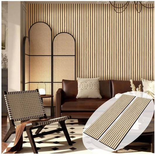 Wood Slat Wall Panel 2 PCS