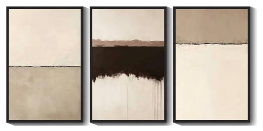 Abstract Framed Wall Art 3-pcs