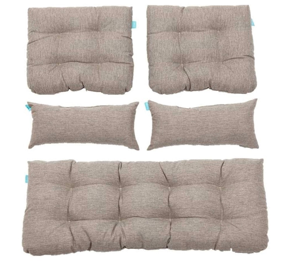QILLOWAY Outdoor Wicker Cushion Set of 5