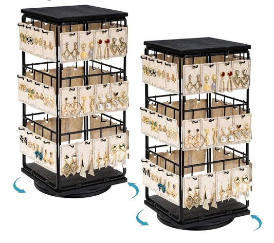 360 Rotating Earring Display Stands for Selling
