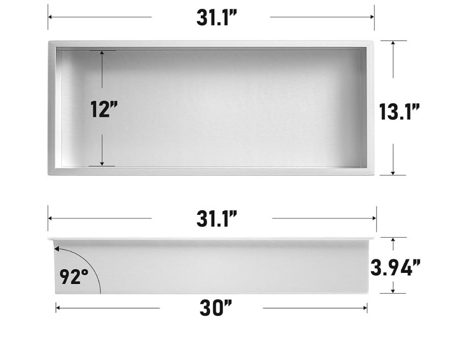Stainless Steel Shower Niche