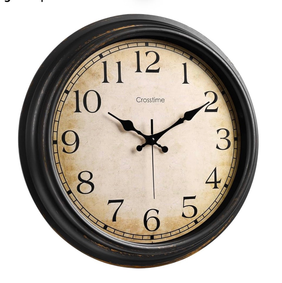 16 Inch Large Vintage Wall Clock