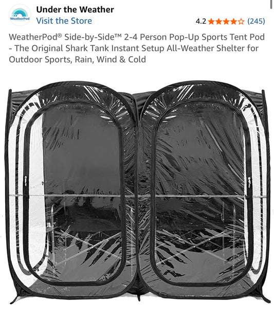 WeatherPod® Side-by-Side™ 2-4 Person Pop-Up