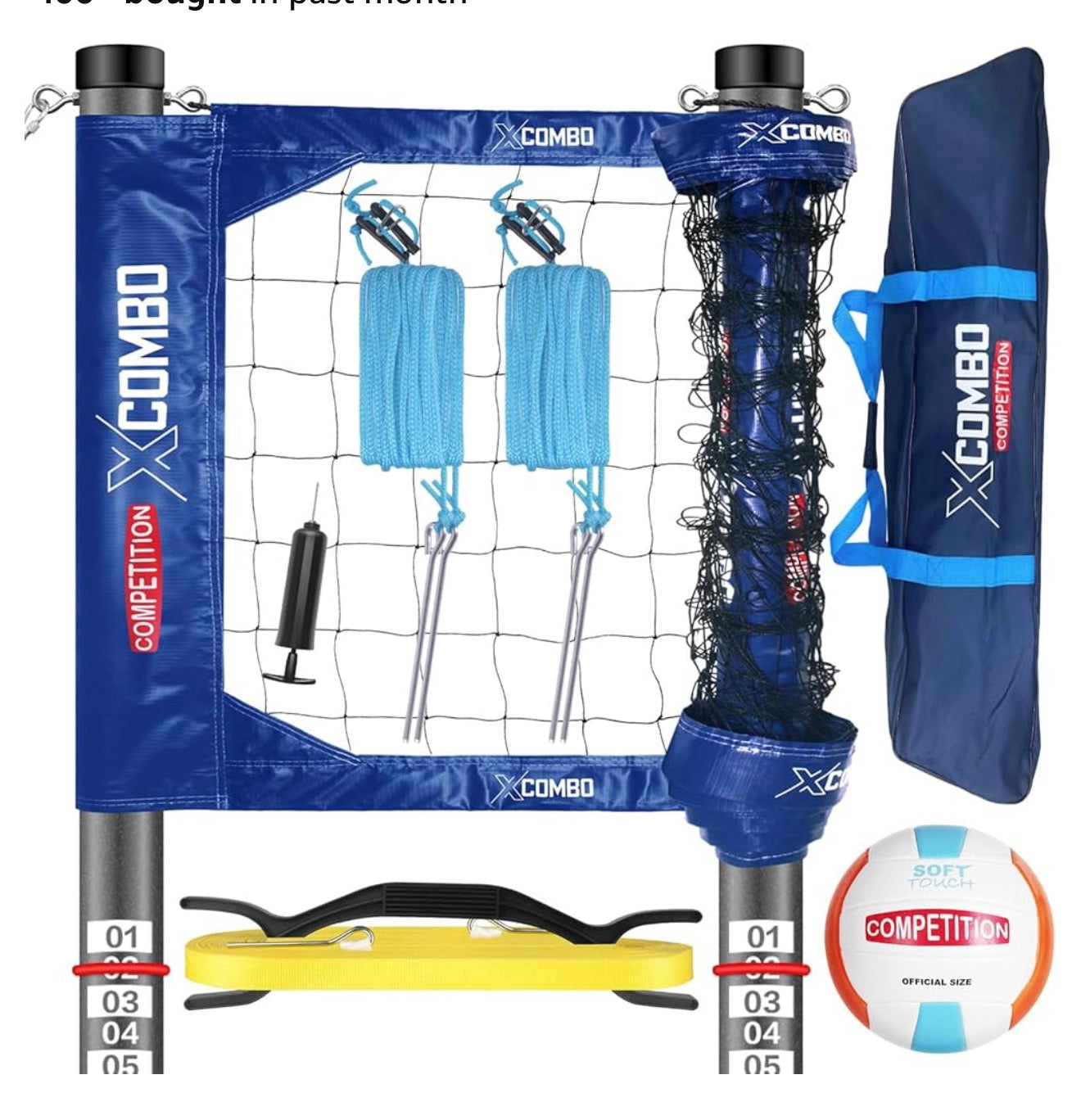 Professional Volleyball Net Set Heavy Duty