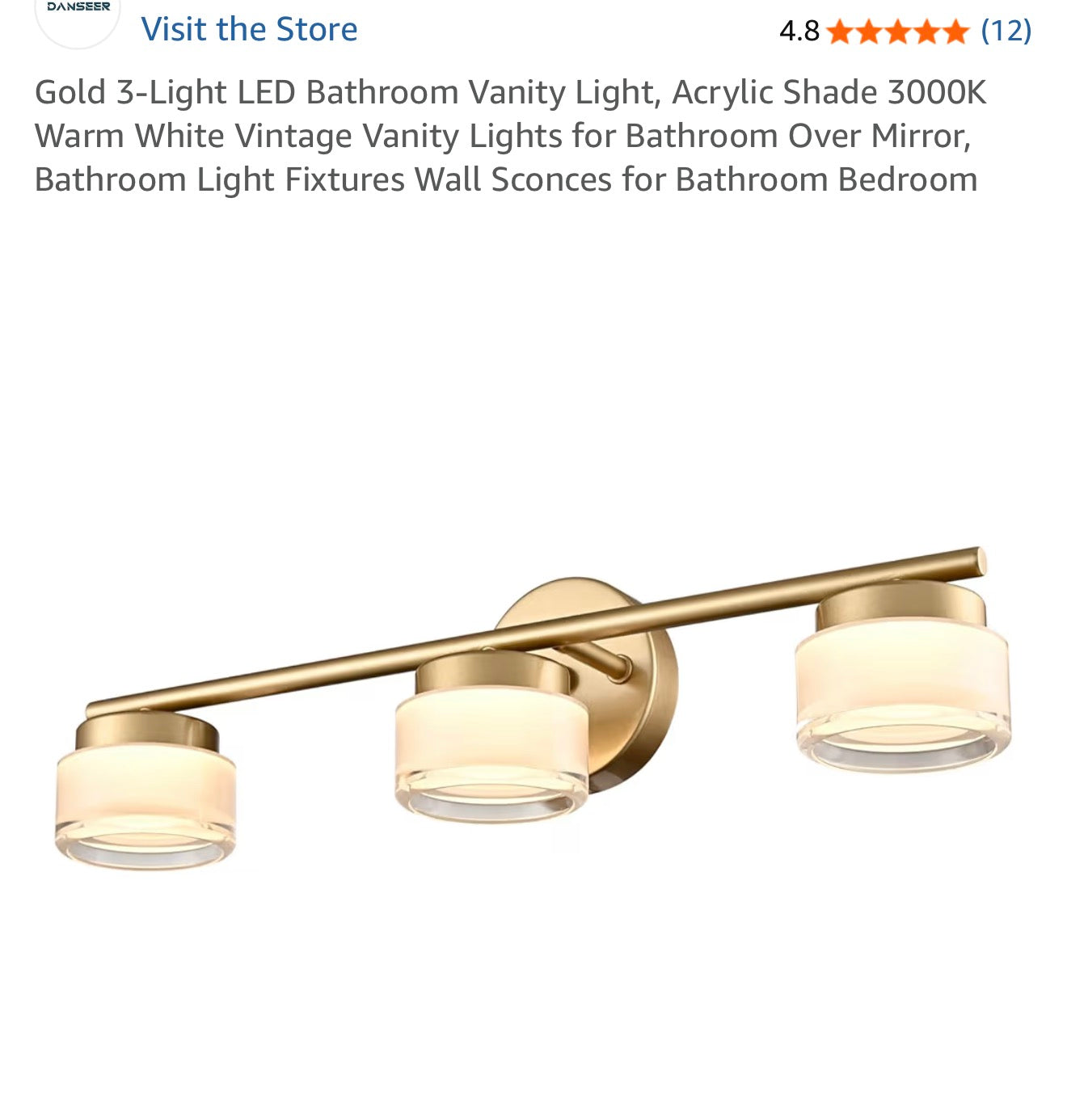 3 light vanity