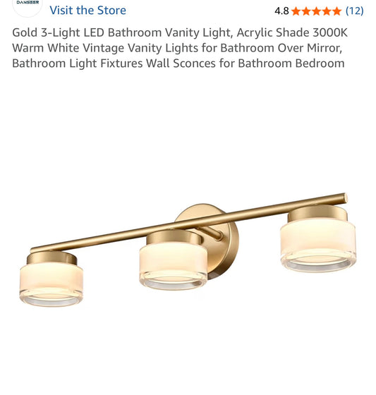 3 light vanity
