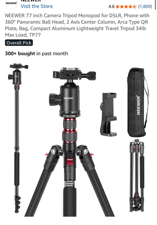 Tp77 video tripod