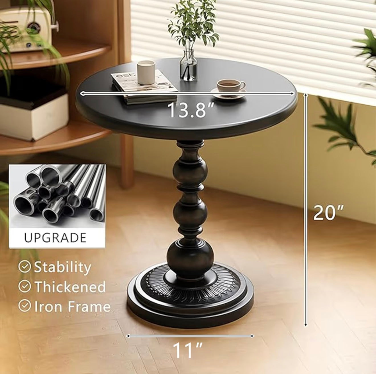 Metal Small End Table