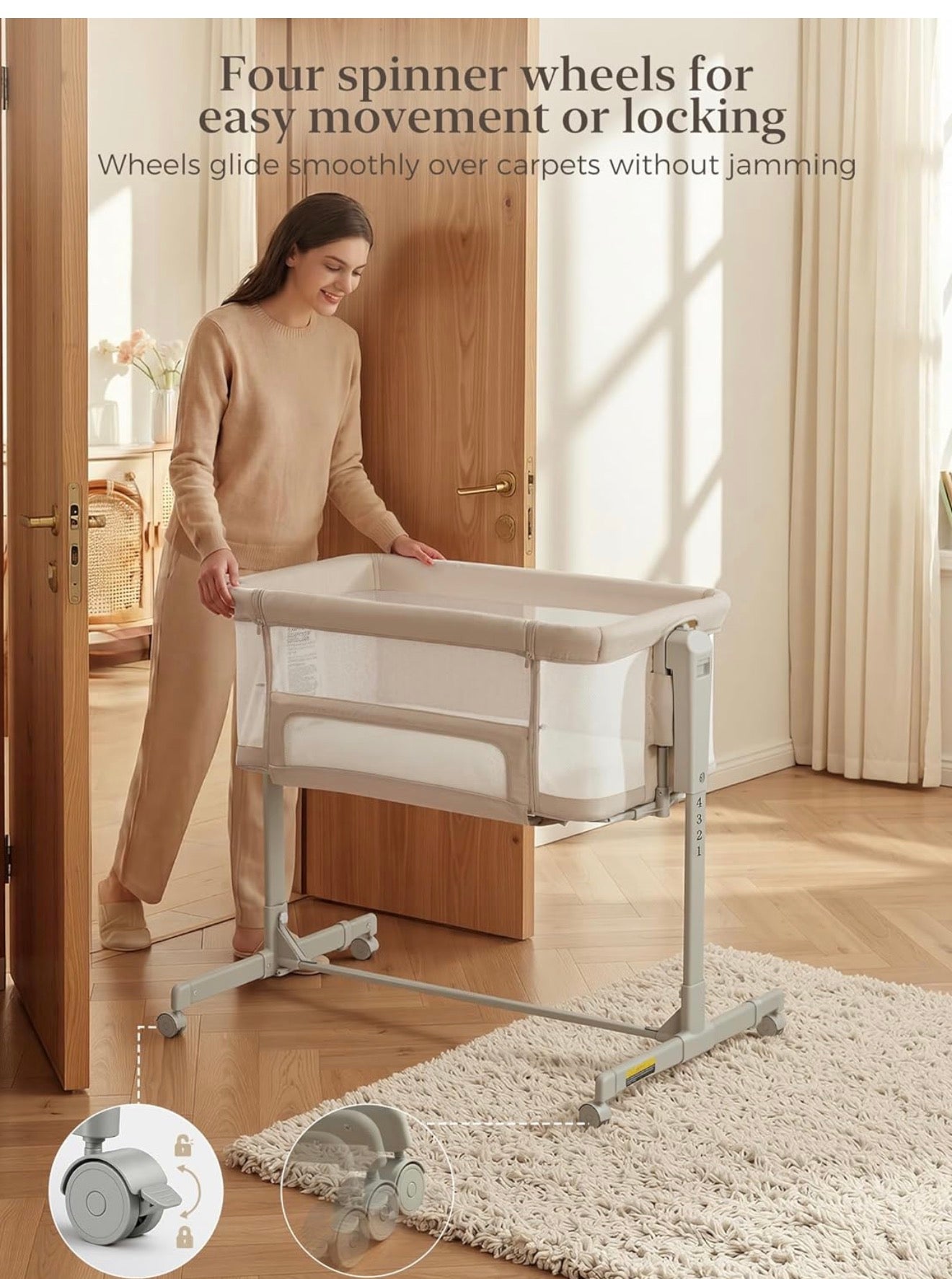 Baby Bassinet Bedside Sleeper