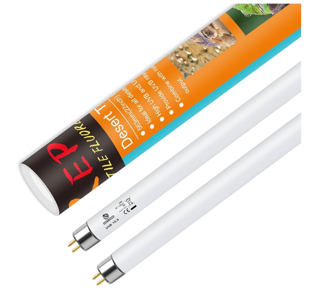 T5 UVB Reptile Light 24W 10.0,UVA UVB Light Bulb