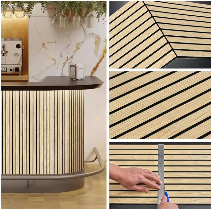 Wood Slat Wall Panel 2 PCS