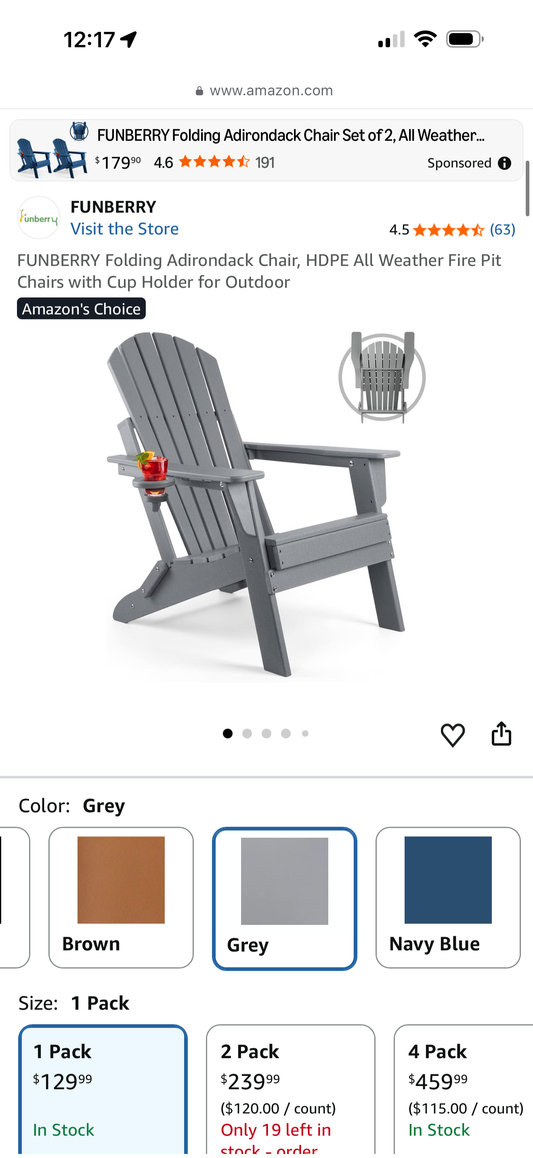 Adirondack chair