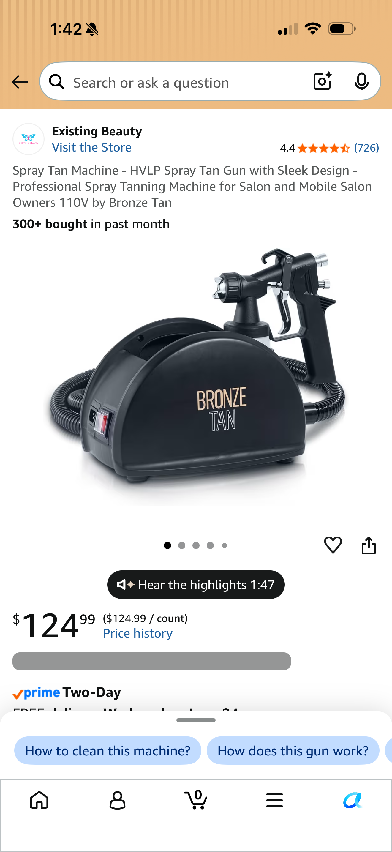 Tan machine